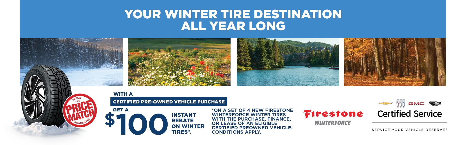 Certified Pre-Owned $100 Firestone Rebate
